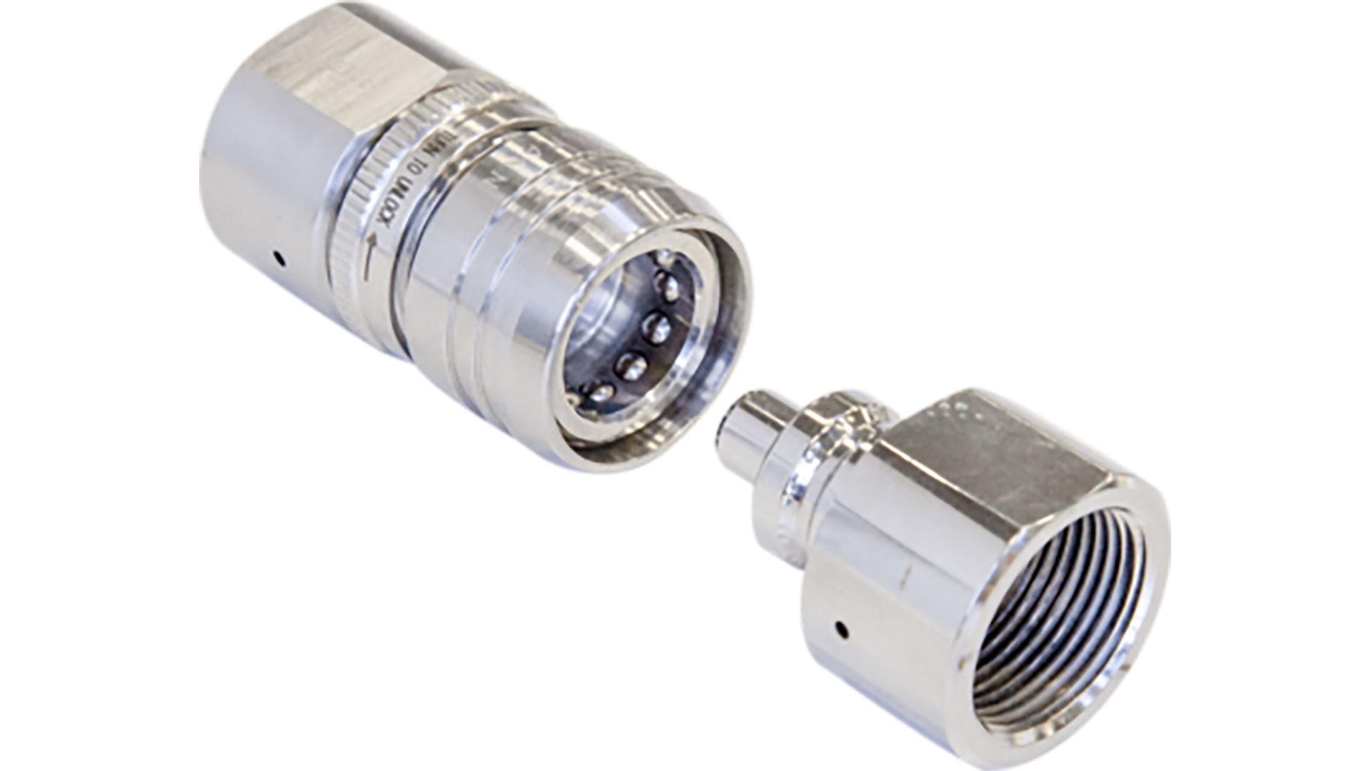 High-pressure snap coupling