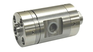 Rotary connection with packed seal