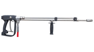 High-pressure spray guns